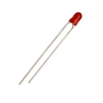 LED 3 мм HT-204SURD, 630nm 800 mcd 60deg, ЧЕРВЕН дифузен