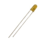 LED 3 мм HT-204UYD, 250-400mcd 60deg, ЖЪЛТ дифузен