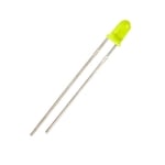 LED 3 мм L-314YT, GaAsP/GaP 590nm 150mcd 30deg, ЖЪЛТ прозрачен