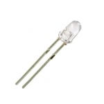 LED 3 мм HT-204UBC, 450mcd 30deg, СИН прозрачен