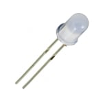 LED 5 мм FD-5TWW60-1, 5000mcd 60deg, БЯЛ дифузен