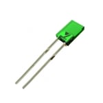 LED 5х2.5 мм VQA24, 560nm 3mcd 100deg, ЗЕЛЕН
