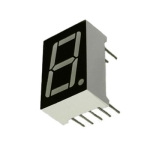 Цифров индикатор единичен SM420561N, 14.2 мм, общ катод, ЧЕРВЕН