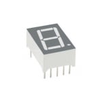 Цифров индикатор единичен KW1-561CSA, 14.20 мм, общ катод, ЧЕРВЕН