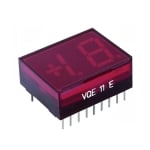 Цифров индикатор двоен VQE11, 12.7 мм, общ катод, ЧЕРВЕН