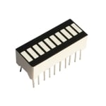 Индикатор барграф LBD1012-20, 10-сегментен , общ катод, ЗЕЛЕН