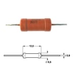 Резистор метален филм 1W, 6.2 Mohm,  МЛТ