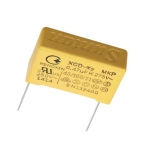 Кондензатор полипропилен X2 100nF/310VAC, 10%, 15 мм