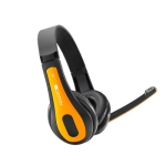Слушалки с микрофон CANYON CNS-CHSC1BY, Black-Yellow, Mic*
