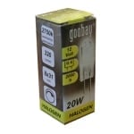 Крушка халогенна G4, 20W/12V, GOOBAY
