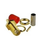 Съединител SMA женски (RG-58), кримпван