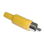 RCA мъжки, кабелен, PVC, ЖЪЛТ