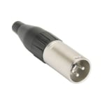 Съединител XLR 3P AC3M, мъжки, кабелeн