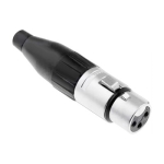 Съединител XLR 3P AC3F, женски, кабелeн