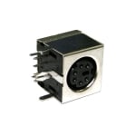 Съединител PS/2, mini-DIN 6P женски, платков