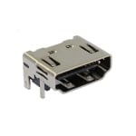 Съединител HDMI 19P женски, ъглов, SMT