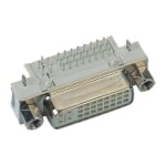 Съединител DVI (24+5) женски, платков ъглов