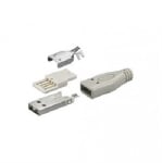 Съединител USB-A мъжки, кабел