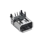 Съединител IEEE-1394 (F-Wire) женски, платков ъглов