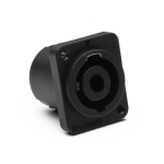 Съединител SPEAKON SP-4-MD 4P мъжки, панелен /26х31 мм/