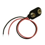 Букса за 9V (6F22) батерия, с кабел 150 мм