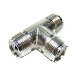 Преход UHF женски, 2х UHF женски