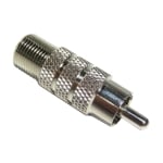 Преход RCA мъжки, F женски