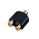 Преход RCA женски, 2х RCA женски