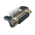 Съединител D-SUB 15P, женски, платков ъглов