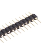Рейка 2.54 мм 1х40P, мъжка права (кръгъл щифт)