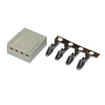 Съединител 2.54 мм 5P, 3A/250V женски