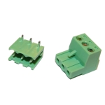 Съединител 5.0 мм 3P, 12А/300V, 2.5 мм2, ъглов 90°, к-т