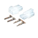 Съединител 6.20 мм 2P, 13A/300V, комплект