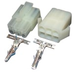 Съединител 6.20 мм 6P (2х3P), 8A/300V, комплект