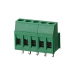 Клема за платка 2P, 5.0 мм, 24А/250V, 4 мм2, повдигане
