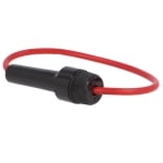Държач за предпазител 6x32 мм 15A, с кабел, 14AWG