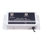UHF/VHF/FM TV усилвател 24 db, 30-850 MHz, 220VAC