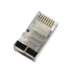 RJ45, 8P8C мъжки, кръгъл кабел, екран