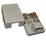 Телефонна розетка RJ11, 6P4C, (40x55 мм)