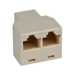 Преход RJ12 6P6C женски, 2х RJ12 6P6C женски