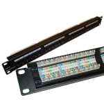 Панел 19“ 1U, 24x RJ45 CAT-5 (4х6)