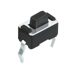 Бутон за платка 6x3.5 мм, Н:5 мм, 2P (ON)-OFF, 50mA/12VDC