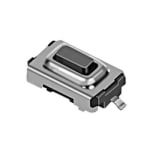 Бутон за платка 6.1x3.7 мм, Н:2.5 мм, 2P (ON)-OFF, 50mA/12VDC, SMD A