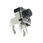 Бутон за платка 6x6 мм, L:4.85 мм, 2P (ON)-OFF, 50mA/12VDC, ъглов