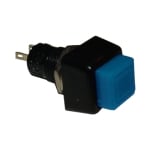 Бутон незадържащ M10, 15х15 мм, OFF-(ON), SPST, 1A/250VAC, СИН