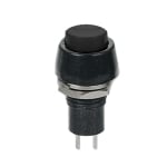 Бутон задържащ M10, Ф15 мм, OFF-ON, SPST,1A/250VAC, ЧЕРЕН