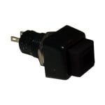 Бутон задържащ M10, 15х15 мм, 2P ON-OFF, SPST,1A/250VAC, ЧЕРЕН