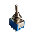 Превключвател с лост М6, 6P, 2х ON-OFF-ON, 3A/250VAC