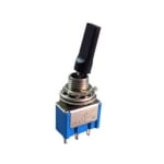 Превключвател с PVC лост М6, 3P ON-OFF-ON, 3A/250VAC