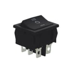 Ключ кобиличен 19х22 мм, 6P, 2х ON-OFF-ON, 6A/250VAC